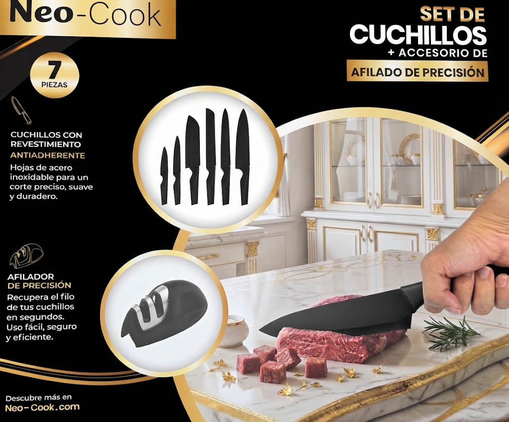 Set de cuchillos Neo-Cook de 7 piezas